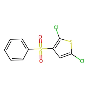 3-(Benzenesulfonyl)-2,5-dichlorothiophene structure