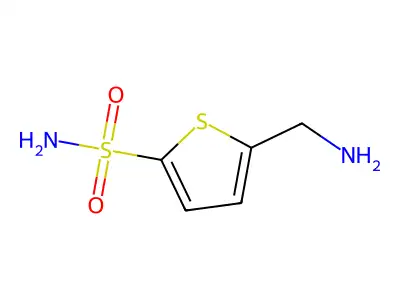 5-(Aminomethyl)thiophene-2-sulfonamide structure