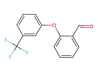 2-[3-(Trifluoromethyl)phenoxy]benzaldehyde structure