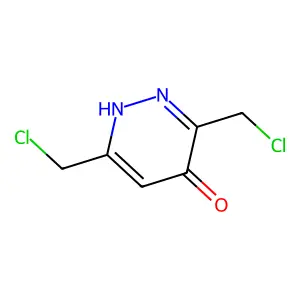 3,6-bis(chloromethyl)-1H-pyridazin-4-one structure
