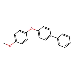 4-(4-Methoxyphenoxy)biphenyl structure