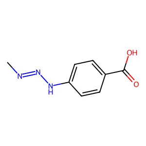1-4-(3-Methyltriazeno)benzoic acid structure