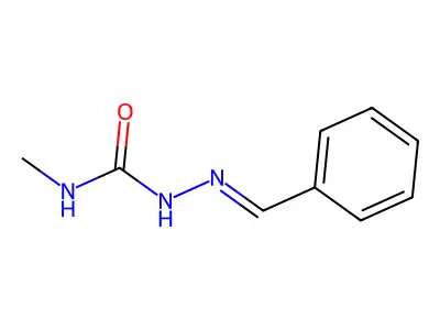 1-(Benzylideneamino)-3-methylurea structure