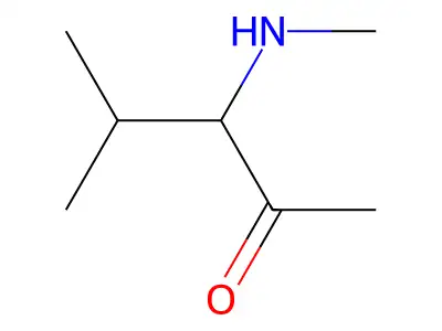 4-Methyl-3-(methylamino)pentan-2-one structure