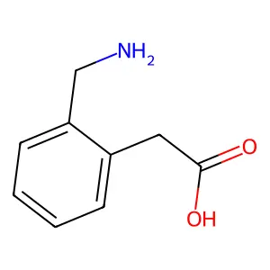 2-Aminomethylphenylacetic acid structure