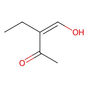 3-Hydroxymethylene-2 pentanone structure