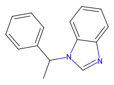 1-(1-Phenylethyl)benzimidazole structure