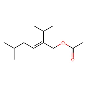2-Hexen-1-ol, 5-methyl-2-(1-methylethyl)-, 1-acetate structure