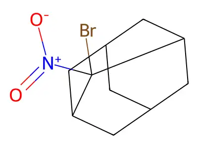 2-Bromo-2-nitroadamantane structure