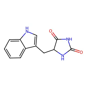 5-(1h-Indol-3-ylmethyl)imidazolidine-2,4-dione structure
