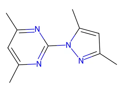 2-(3,5-Dimethyl-pyrazol-1-YL)-4,6-dimethyl-pyrimidine structure