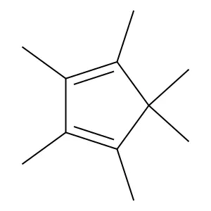 1,3-Cyclopentadiene, 1,2,3,4,5,5-hexamethyl- structure