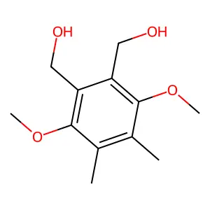 1,2-Benzenedimethanol, 3,6-dimethoxy-4,5-dimethyl- structure