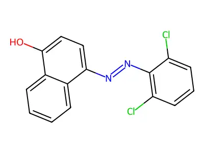 4-(2,6-Dichlorophenylazo)-1-naphthol structure