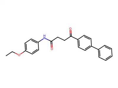 N-(4-ethoxyphenyl)-4-oxo-4-(4-phenylphenyl)butanamide structure