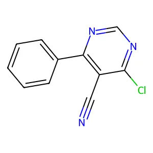 4-Chloro-6-phenylpyrimidine-5-carbonitrile structure
