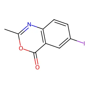 6-Iodo-2-methyl-4H-3,1-benzoxazin-4-one structure