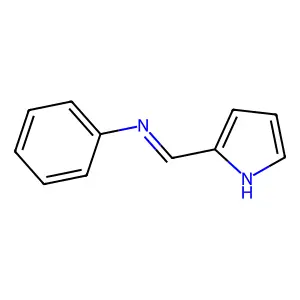 N-(pyrrol-2-ylidenemethyl)aniline structure