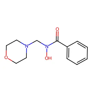 N-吗啉甲基苯甲氧肟酸 structure