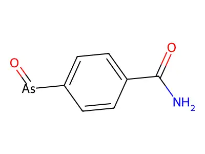 p-Arsenosobenzamide structure