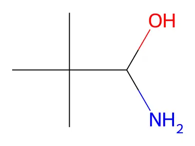1-Amino-2,2-dimethyl-1-propanol structure
