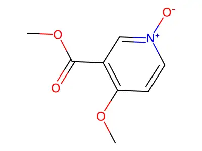 methyl 4-methoxy-1-oxido-pyridine-3-carboxylate structure