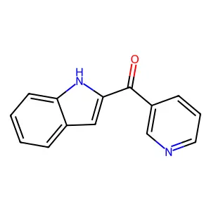 1H-Indol-2-yl-3-pyridinylmethanone structure
