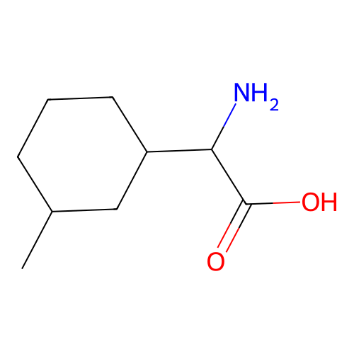 2-Amino-2-(3-methylcyclohexyl)acetic acid structure