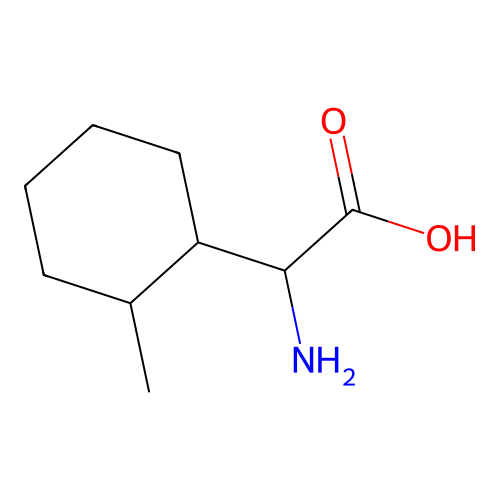 2-amino-2-(2-methylcyclohexyl)acetic Acid structure