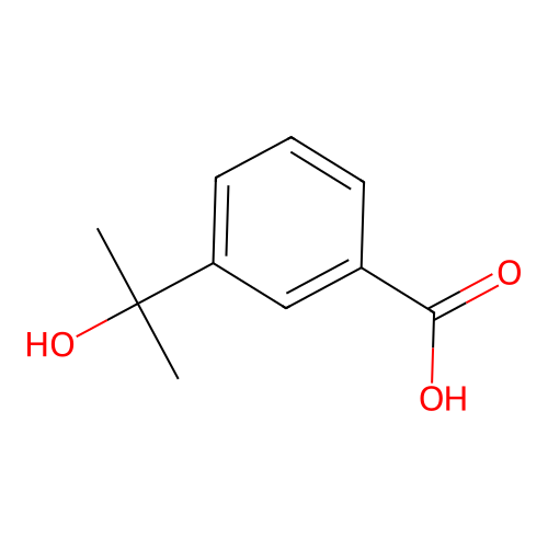 3-(1-Hydroxy-1-methylethyl)-benzoic acid structure