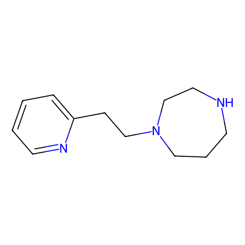 1-[2-(Pyridin-2-yl)ethyl]-1,4-diazepane structure