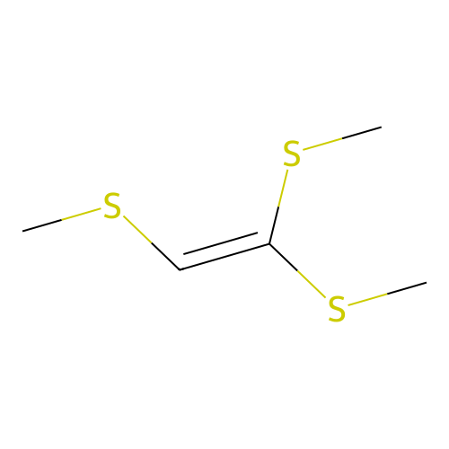 Ethene, tris(methylthio)- structure