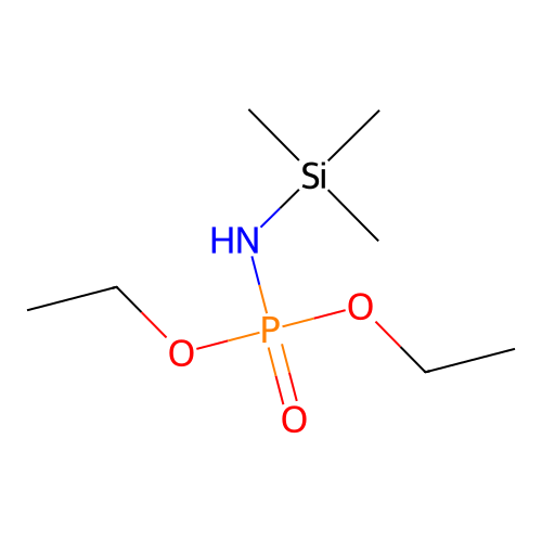 [Ethoxy-(trimethylsilylamino)phosphoryl]oxyethane structure