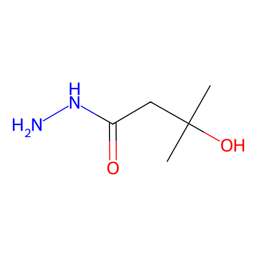 3-Hydroxy-3-methyl-butyric acid, hydrazide structure