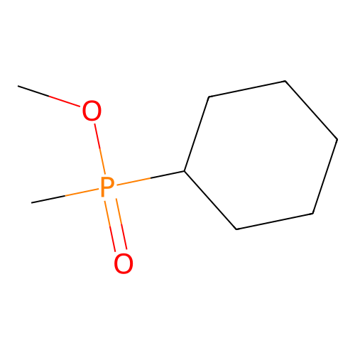 环己基甲基次膦酸甲酯 structure