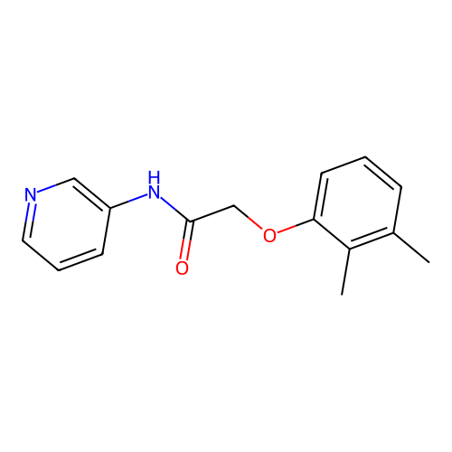 2-(2,3-dimethylphenoxy)-N-(pyridin-3-yl)acetamide structure