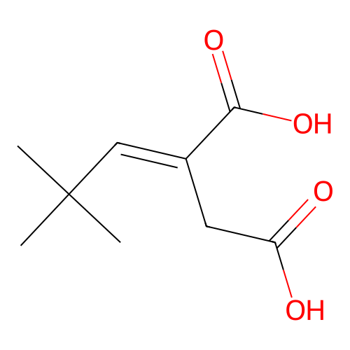 Butanedioic acid, (2,2-dimethylpropylidene)- structure