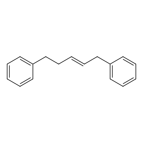 Benzene, 1,1'-(2-pentene-1,5-diyl)bis- structure