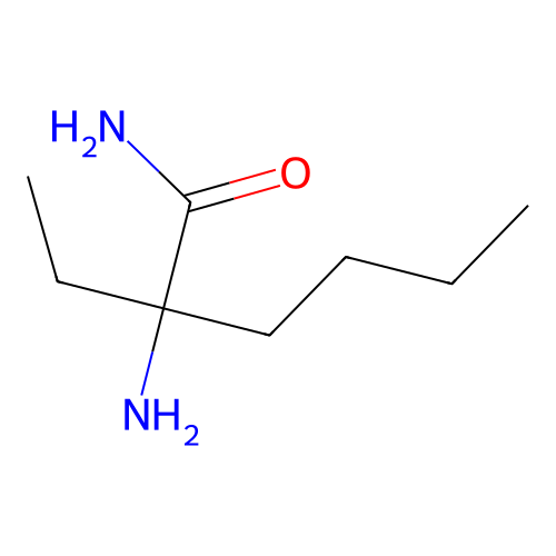 Hexanamide, 2-amino-2-ethyl- structure
