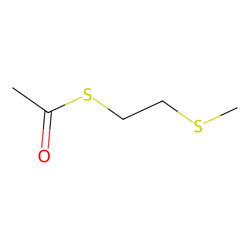 2-(Methylcarbonylthio)-1-(methylthio)ethane structure