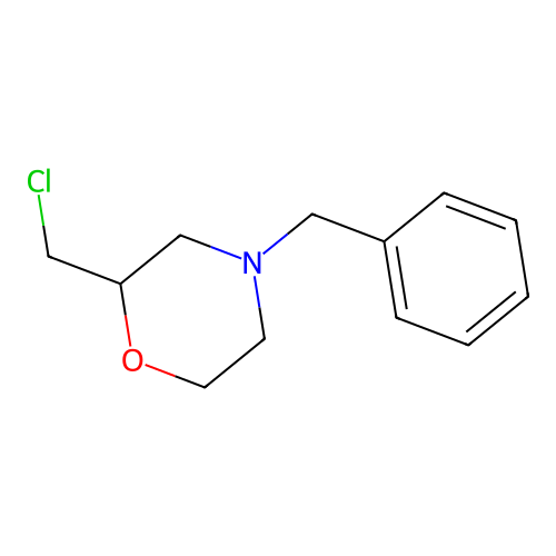4-Benzyl-2-(chloromethyl)morpholine structure