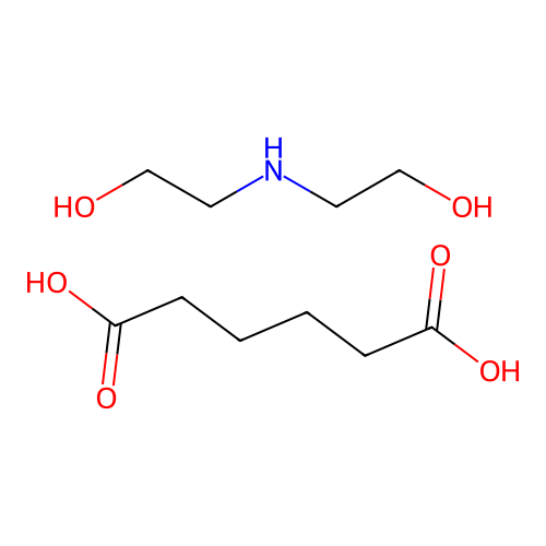 Adipic acid, compound with 2,2'-iminodiethanol structure