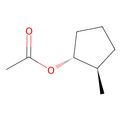 2-Methylcyclopentyl acetate, (E)- structure