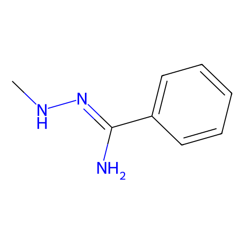 N'-(methylamino)benzenecarboximidamide structure