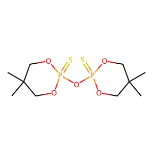 1,3,2-Dioxaphosphorinane, 2,2'-oxybis(5,5-dimethyl-, 2,2'-disulfide structure