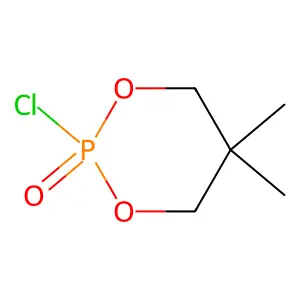 1,3,2-Dioxaphosphorinane, 2-chloro-5,5-dimethyl-, 2-oxide structure