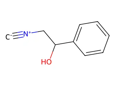2-Isocyano-1-phenylethanol structure