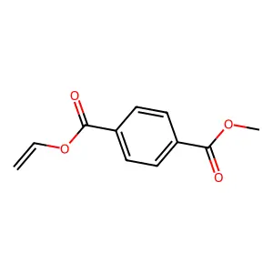 Terephthalic acid, methyl vinyl ester structure
