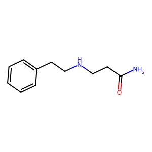 N~3~-(2-phenylethyl)-beta-alaninamide structure