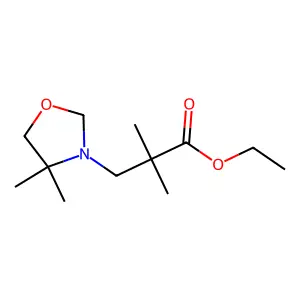 Ethyl 3-(4,4-dimethyl-1,3-oxazolidin-3-yl)-2,2-dimethylpropanoate structure